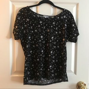 Star patterned tee